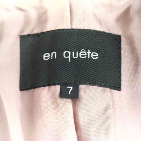 EN QUETE ツイードテーラードジャケット レディース  7